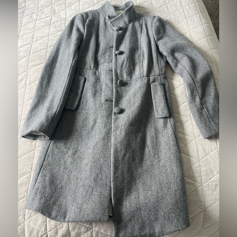 J. Crew Gray Trench Coat for women